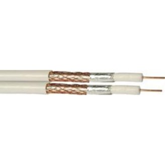 CAR63ccs Economy Thin Twin Cable 250 White